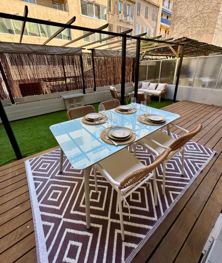 Ferienwohnung Cocon 2 Pieces Avec Grande Terrasse A Vauban Marseilles Exterior foto